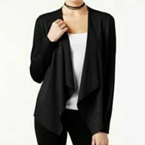 NWT INC Flyaway Faux Suede Cardigan
